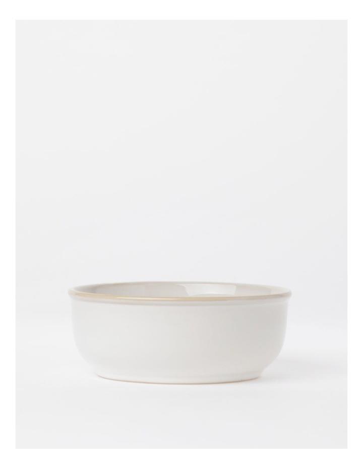 Australian House & Garden Moon White Soup Bowl Reactive Glaze in White/Yellow White