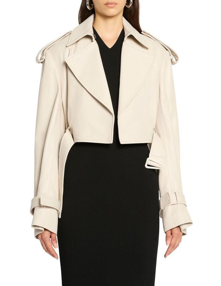 Sass & Bide The Undoing Cropped Trench in Cream 6