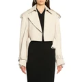 Sass & Bide The Undoing Cropped Trench in Cream 12