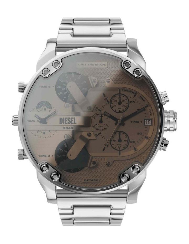 Diesel Mr Daddy 2 Chronograph Watch DZ7482 in Silver-Tone Steel