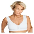 Naturana Wellness Padded Wirefree Front Close Bra in White 14A