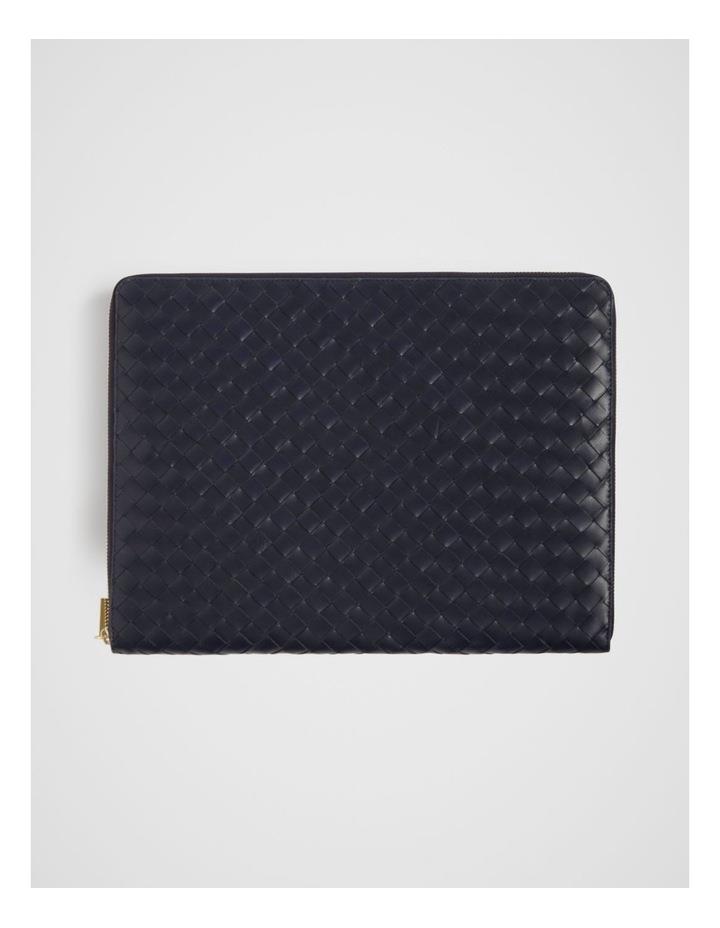 Seed Heritage Leather Woven Case in Midnight Sky Midnight OS