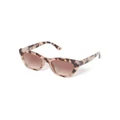Forever New Daphne Cat Eye Sunglasses in Brown Multi Brown Mult 0