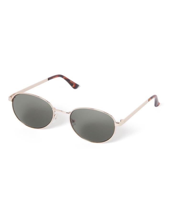 Forever New April Round Metal Frame Sunglasses in Gold 0