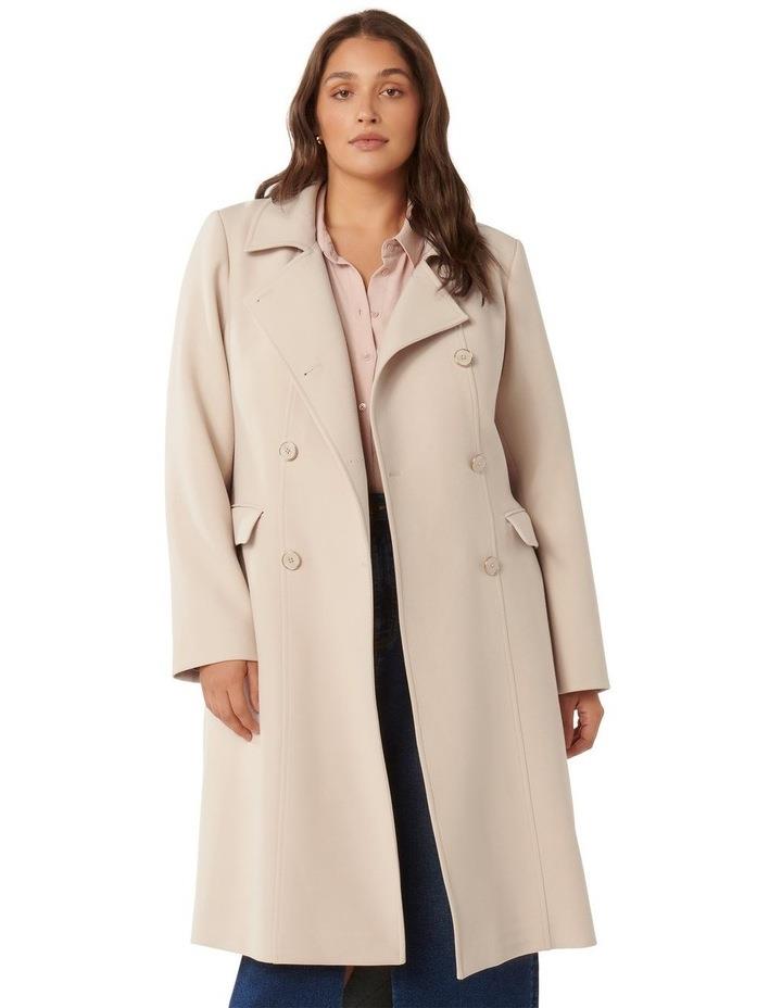 Forever New Curve Cindy Classic Trench Coat in Camel 18