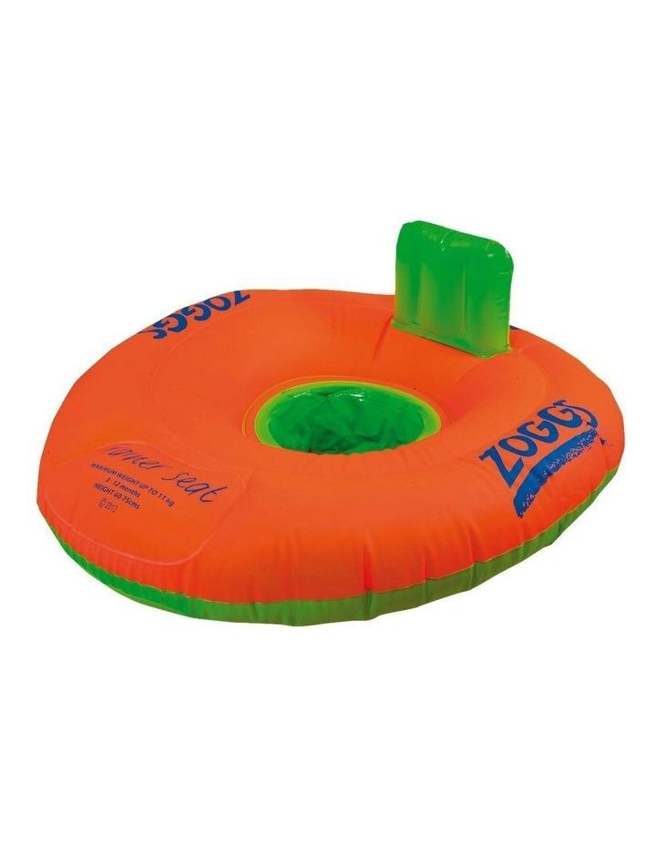 Zoggs Swimming Floatie Learn Inflatable Stage 1 Trainer Seat in Orange