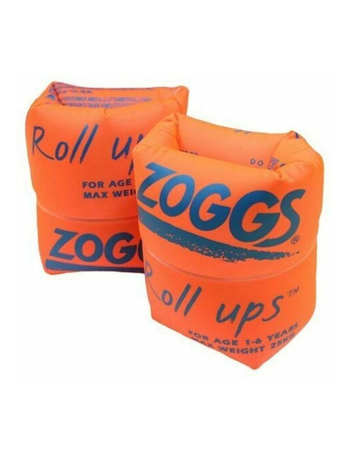 Zoggs Roll Ups Stage 2 Swimming Learn Water Arm Bands Inflatable Rings in Orange