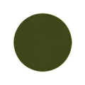Double Rugs Peace Washable Vegan Shearling Round Rug in Olive 160cm Round