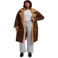 All About Eve Mia Sherpa Coat in Brown 12