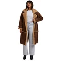 All About Eve Mia Sherpa Coat in Brown 12