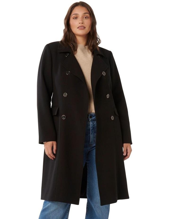Forever New Curve Cindy Classic Trench Coat in Black 20