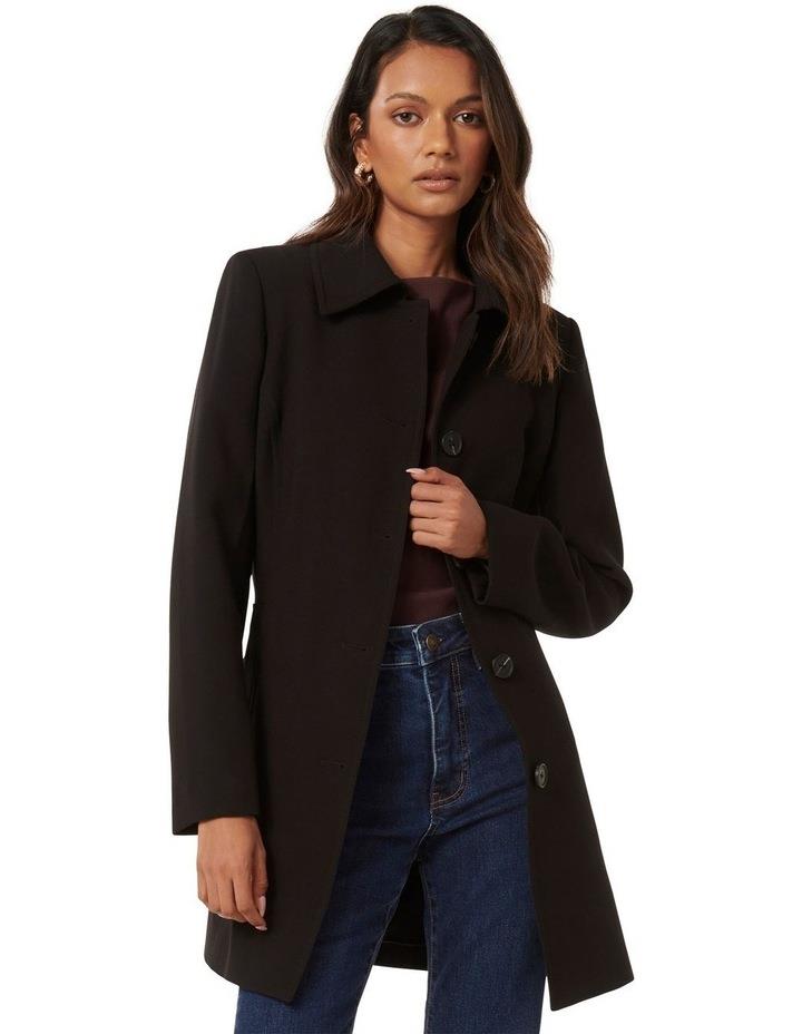 Forever New Petite Martha Mac Trench Coat in Black 10
