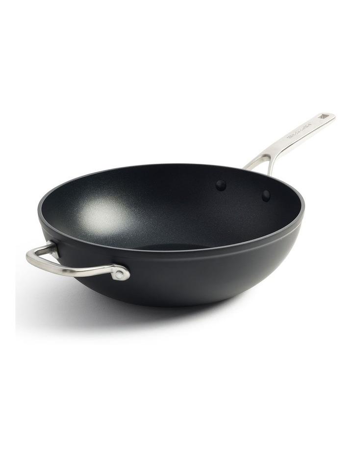 KitchenAid Forged Hardened Non-Stick Wok in Black