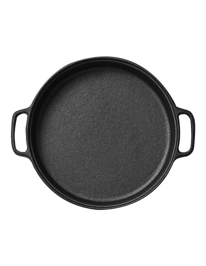 SOGA Cast Iron Frying Pan 30cm in Black