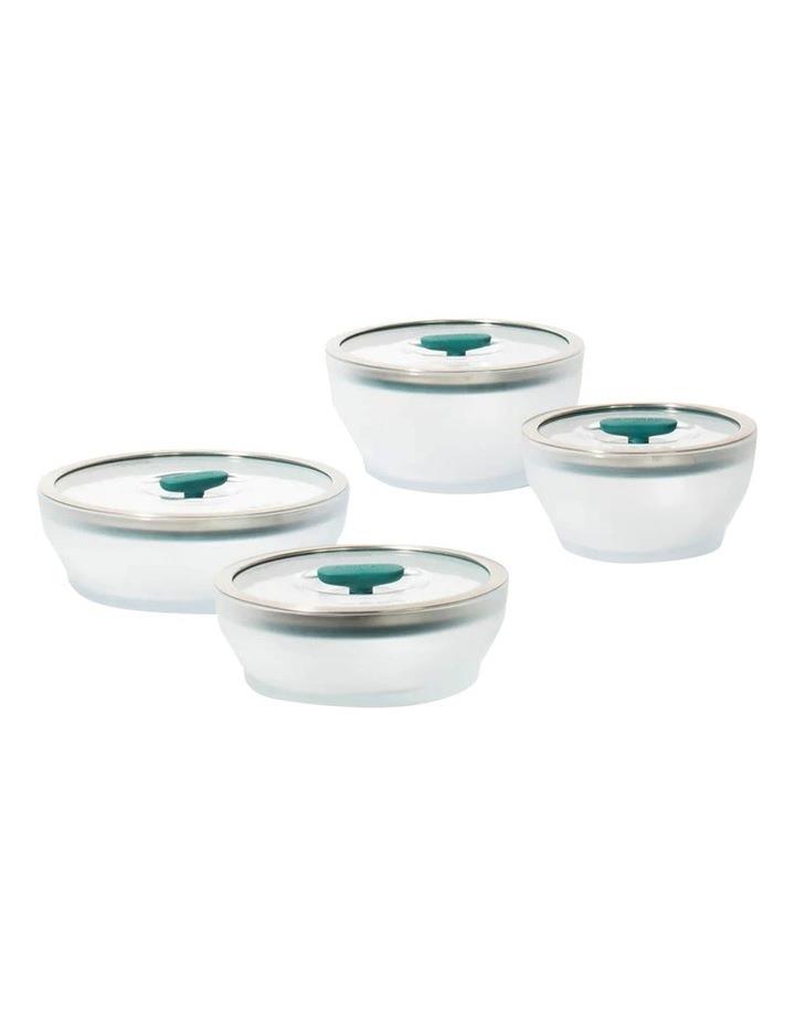 Anyday Covered 4 Piece Dish Set 16/18/20/22cm in Kale White
