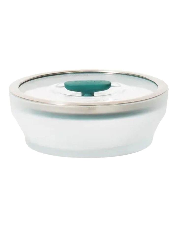 Anyday Covered Medium Shallow Dish 18cm/0.95L in Kale White