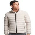 Superdry Fuji Print Padded Jacket in Chateau Grey S