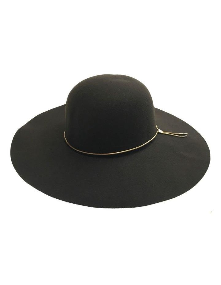 Boutique Retailer Wide Brim Felt Hat in Brown