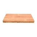 The Cooks Collective Rectangle Cutting Board Rubberwood 40x26x4cm in Natural Brown