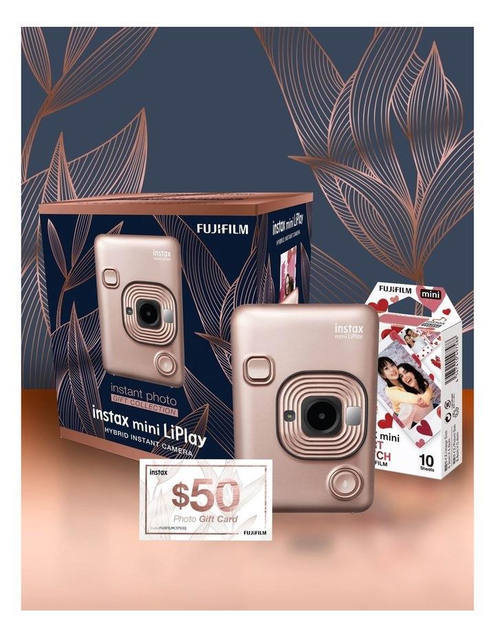 Fujifilm instax mini LiPlay Instant Photo Gift Collection in Blush Gold 85439 Gold