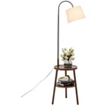 BR Home Tripod Floor Lamp in Cherry Brown Cherry