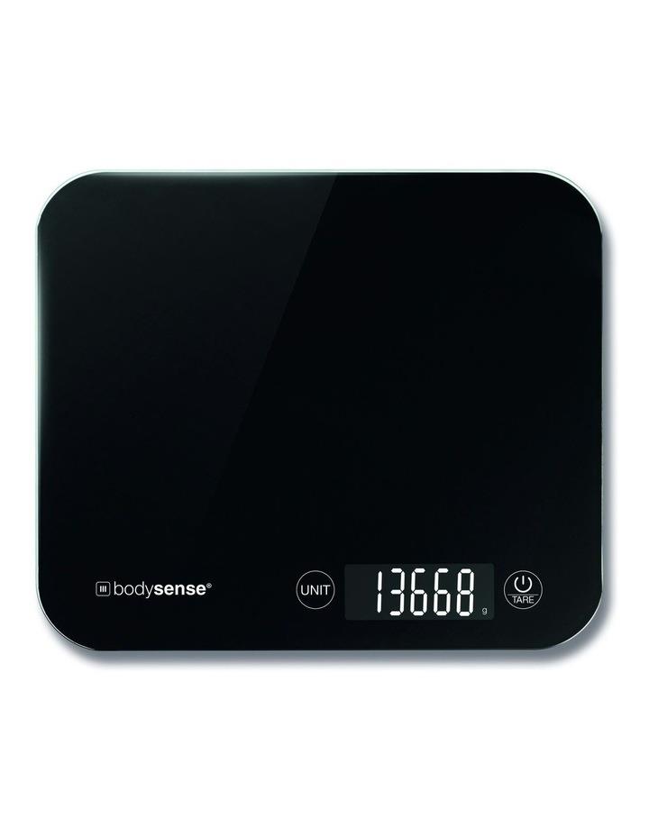 BodySense by Propert High Capacity Digital Kitchen Scale in Black