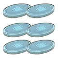 Creative Home Oval Soap Dish Holder Plates x6 in Blue
