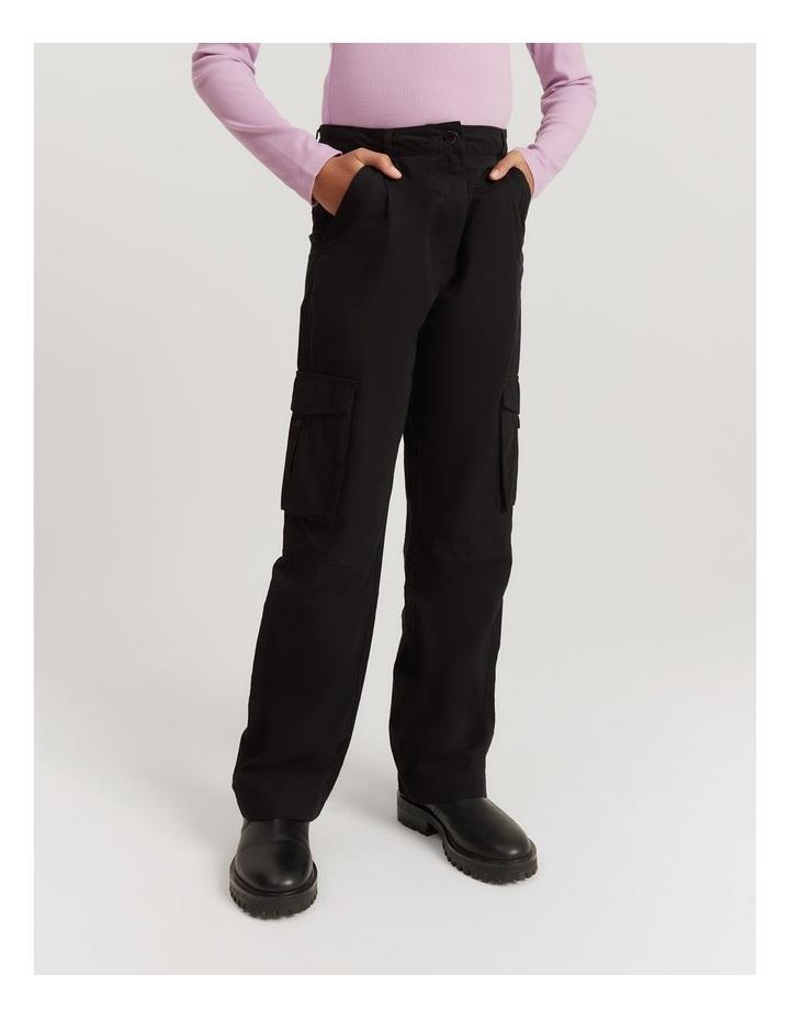 Country Road Teen Cargo Pant in Black 8