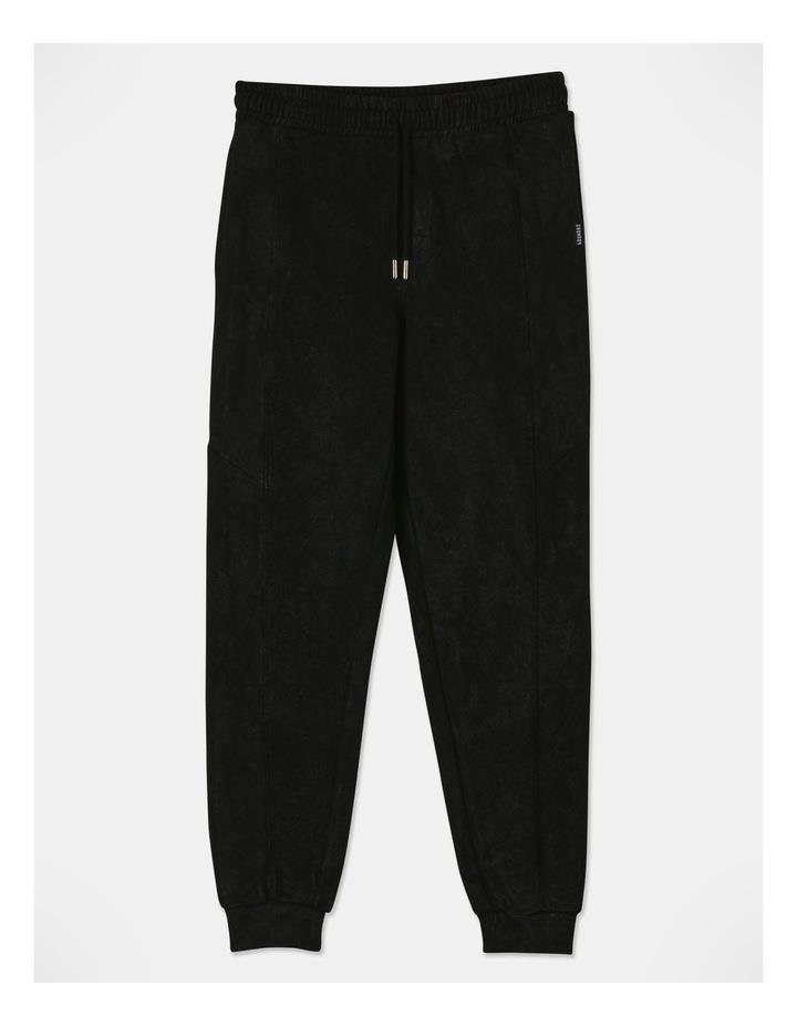 Bauhaus French Terry Ottoman Trackpant in Black 14