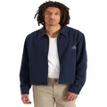 Nomadic Paradise Palette Reversible Zip Through Worker Jacket in Blue Navy S