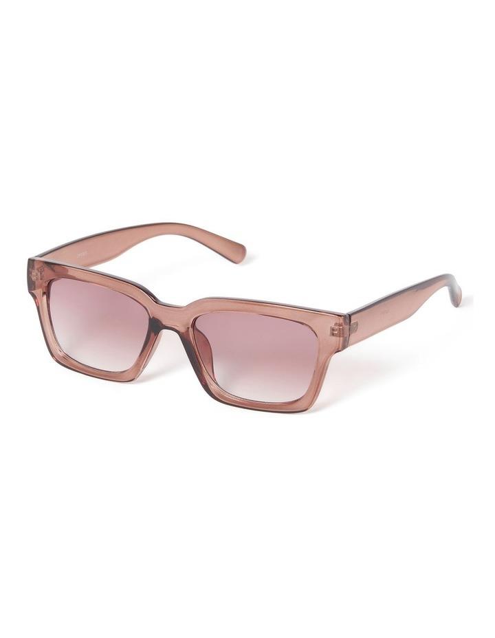 Forever New Phoebe Square Frame Sunglasses in Pink Blush 0