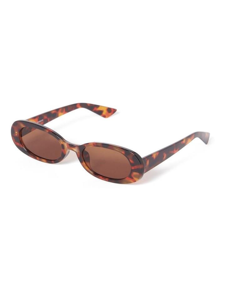 Forever New Lucia Rounded Sunglasses in Brown Multi Brown Mult 0