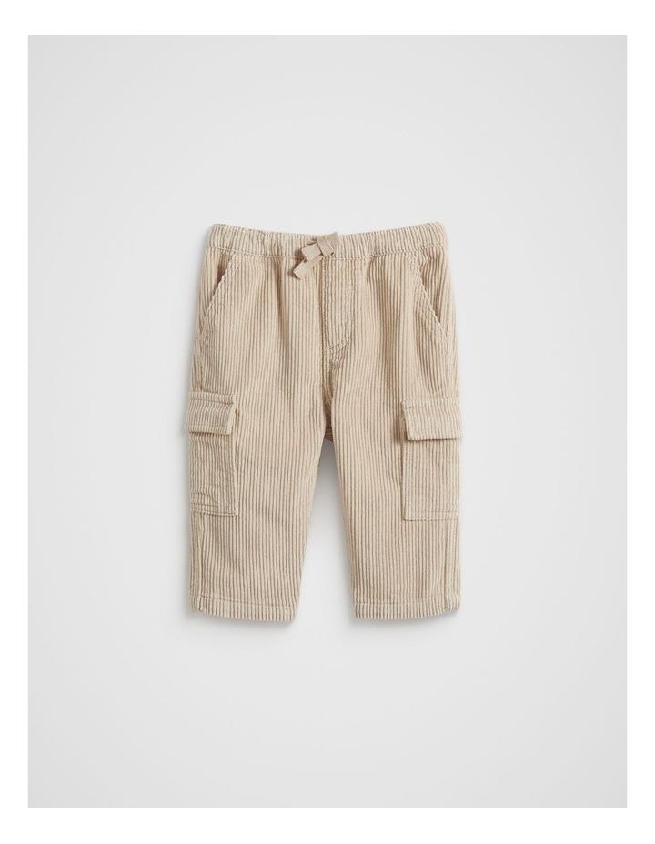 Seed Heritage Cord Cargo Pant in Birch Beige 2