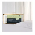 MiniJumbuk Sleep Restful Quilted Wool Pillow Twin Pack in White Medium Med