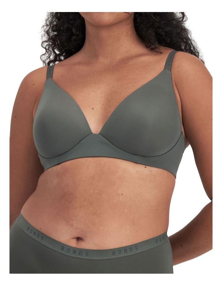 Bonds Comfytops Micro Wirefree Bra in Upl Smoked Jade Forest 10 A