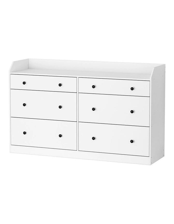 Artiss 6 Chest of Drawers in Pete White