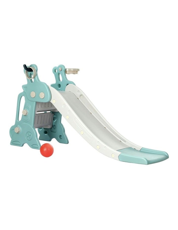 Keezi Basketball Hoop Ring Slide Set 140cm Blue