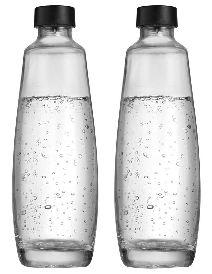 SodaStream Duo Glass Carbonating Bottle 1L Clear