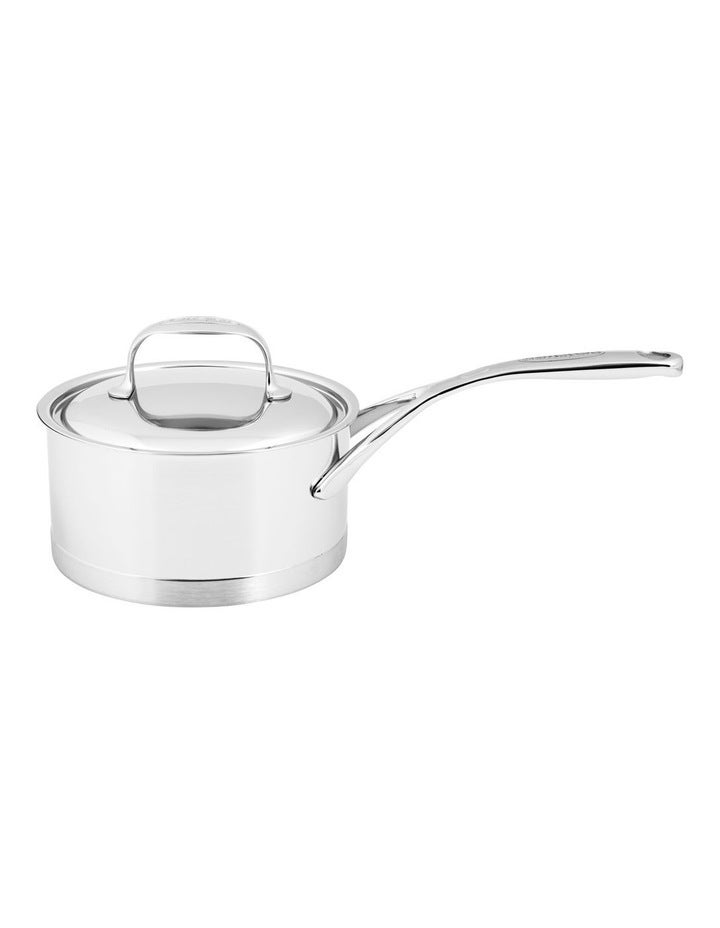 Demeyere Atlantis Saucepan with Lid 16cm/1.5L in Silver