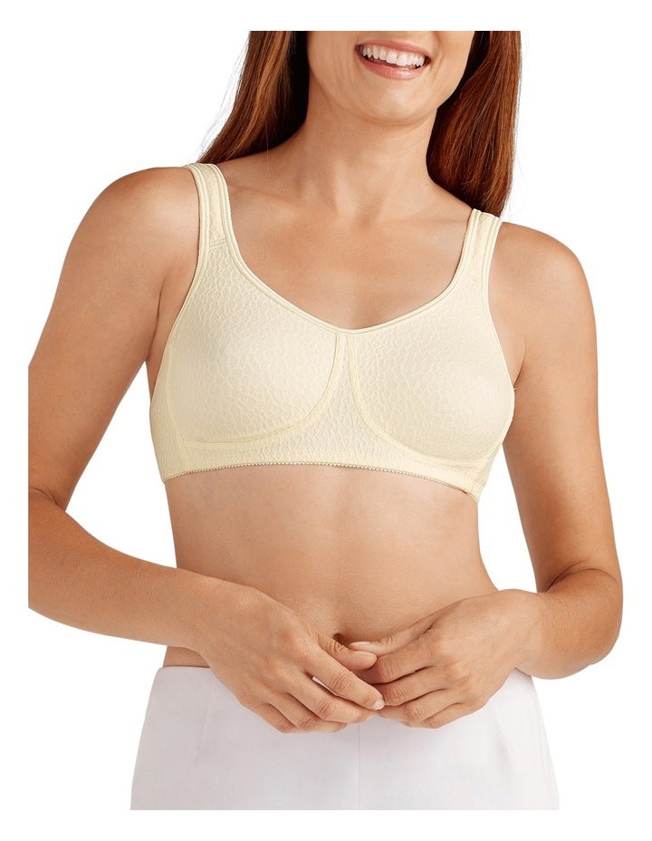 Amoena Mona Soft Cup Bra in Off White Beige 16 A