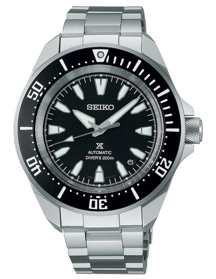 Seiko SRPL13K Prospex Stainless Steel Watch in Silver & Black Silver