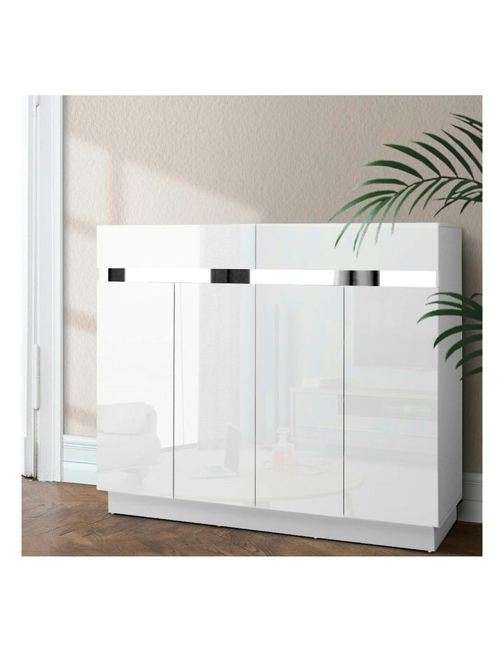 Artiss Artiss Shoe Rack Cabinet 24 Pairs White