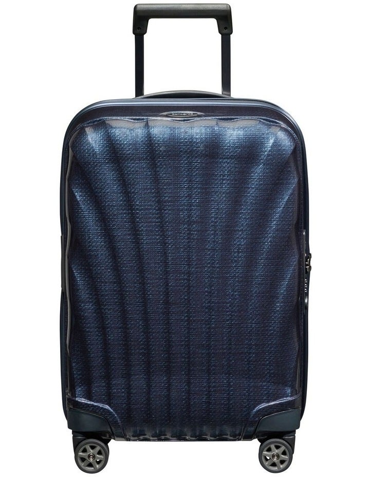 Samsonite C-Lite Spinner 55cm Expandable in Midnight Blue