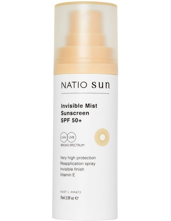 Natio Invisible Mist Sunscreen SPF 50+