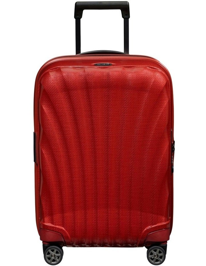 Samsonite C-Lite Spinner 55cm Expandable in Red