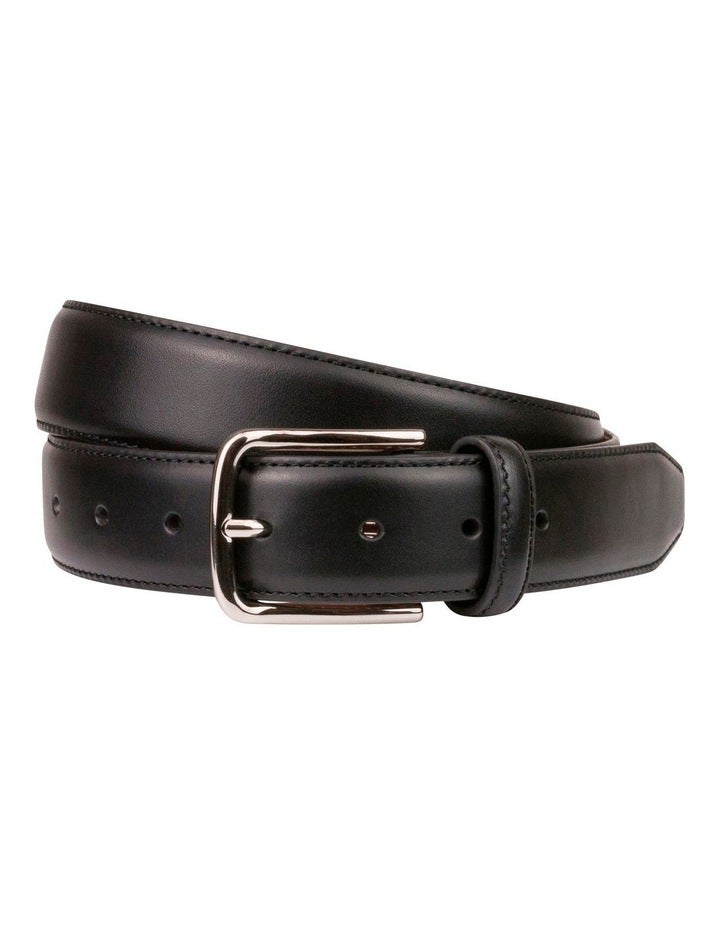 Florsheim Cruise Stitched Crossover Belt in Black S