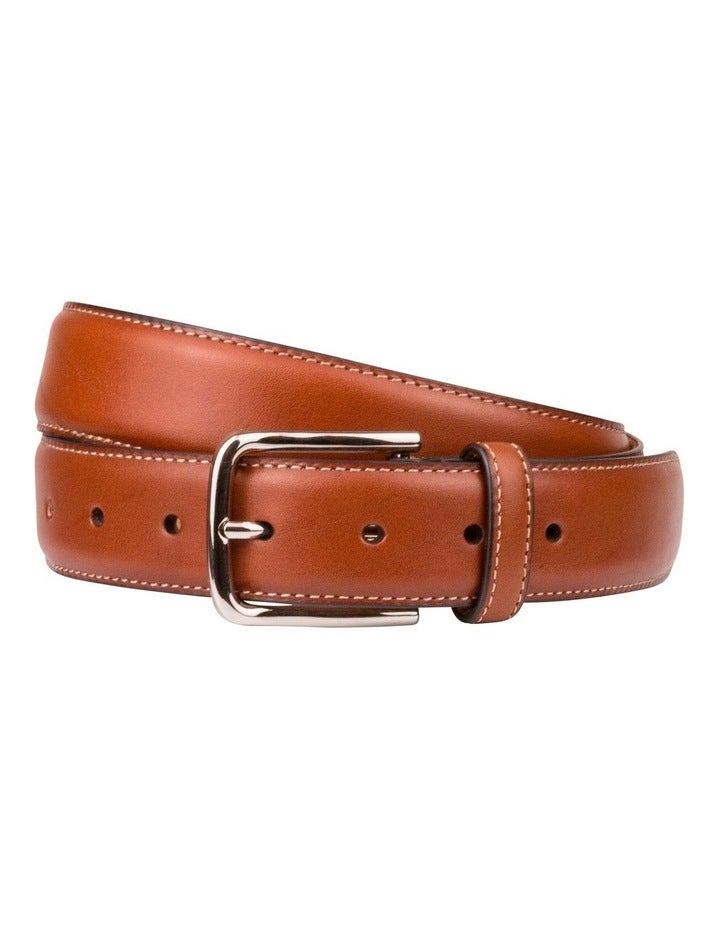 Florsheim Cruise Stitched Crossover Belt in Tan XXL
