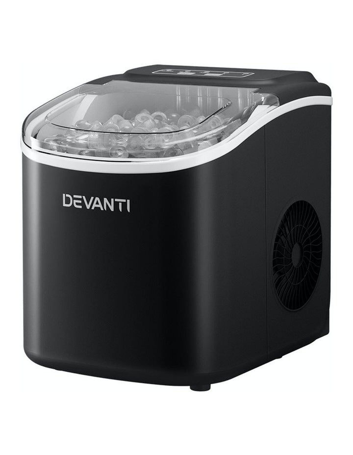Devanti Portable Ice Maker Machine 12kg Black