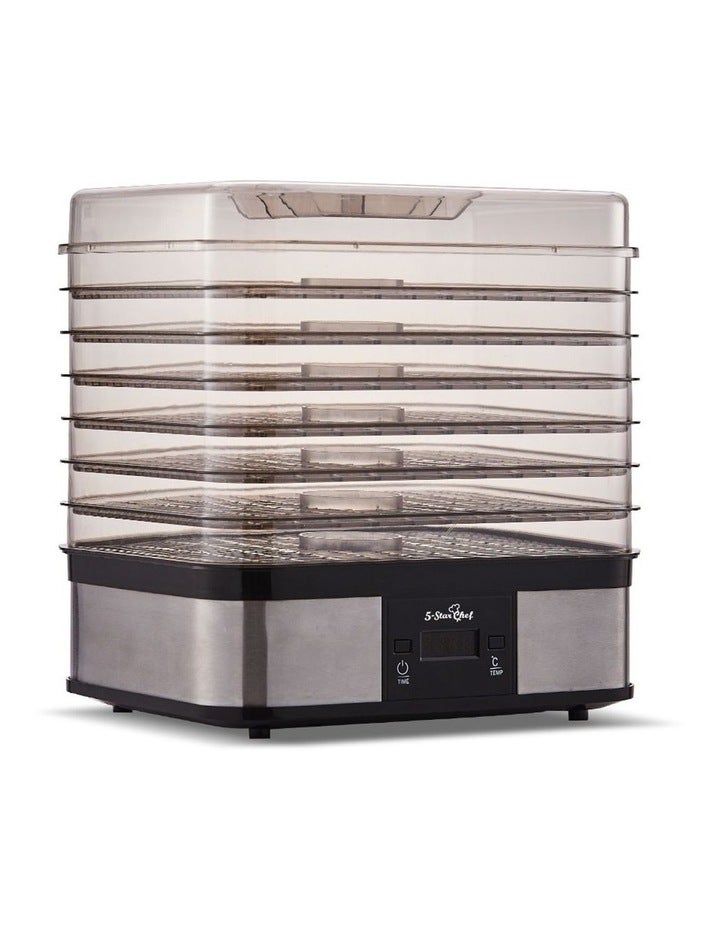 Devanti Food Dehydrator With 7 Trays Silver