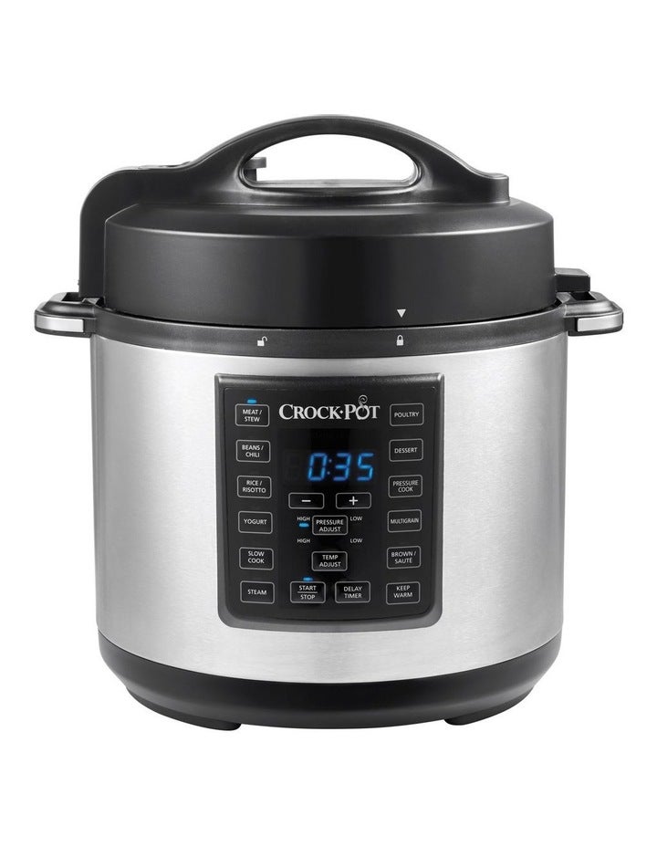 Crock-Pot Express Stainless Steel Multi-Cooker CPE200 Silver